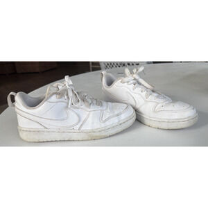 Nike Boys Court Borough Low Recraft White Athletic Shoes - Size 5Y